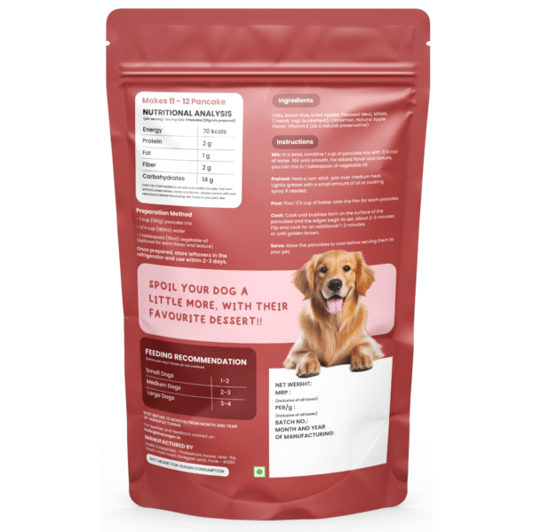 Casper Pancake Mix Apple Flavour Dog Treat - Image 2